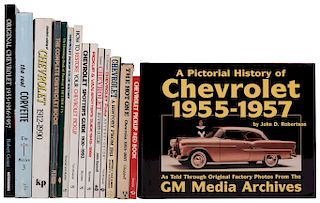 a) Genat, Robert. Original Chevrolet 1955-1956-1957. b) Miller, Ray. The Real Corvette. c) Rae Kimes, Beverly. Chevrolet a History f...