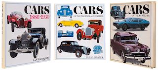 Sedgwick, Michael - Georgano, GN. Cars of the 50's and 60's / Cars of the Thirties and Forties / Cars... New York, 1986. Piezas: 3.