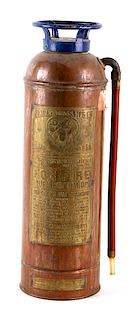 Antique Elkhart Brass 2.5 Gallon Fire Extinguisher