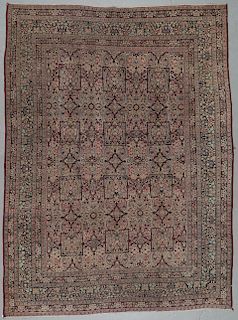 Antique Lavar Kerman Rug, Persia: 8'7'' x 11'7''