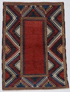 Vintage Kazak Rug, Turkey: 5'0'' x 6'9''