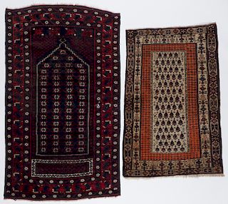 Antique Bergama and Beluch Rugs (2)