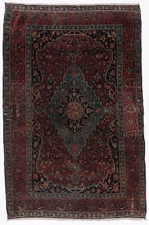 Antique Ferahan Rug, Persia: 4'5'' x 6'9''