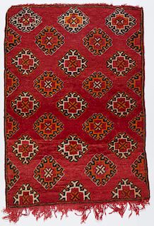 Vintage Moroccan Rug, Morocco: 3'4'' x 4'9''