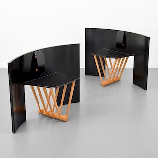 Pair of Thomas Hucker SHIELD BACK Chairs