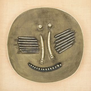 Pablo Picasso FACE WITH PURSED NOSE Plate (A.R. 440)