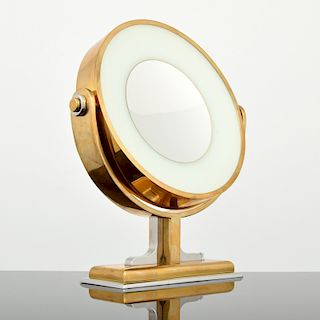 Large Illuminated Vanity Mirror, Manner of Karl Springer