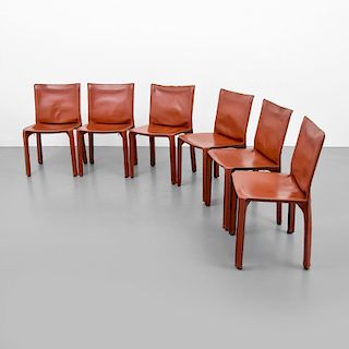 Mario Bellini CAB 412 Dining Chairs, Set of 6