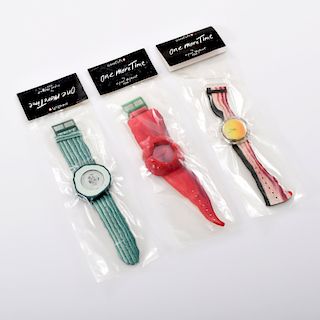 Swatch ONE MORE TIME Watches, Set of 3