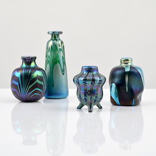 4 Mark Peiser Cabinet Vases