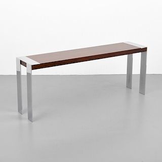 Rosewood Console Table, Manner of Milo Baughman