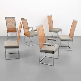 Milo Baughman Dining Chairs, Set of 6