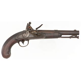 Johnson Contract U.S. Model 1836 Flintlock Pistol