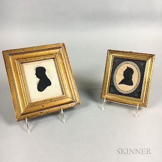Two Framed Silhouettes