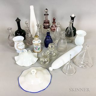 Twenty-two Glass Items