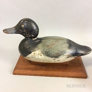Parker Carved and Painted Duck Decoy