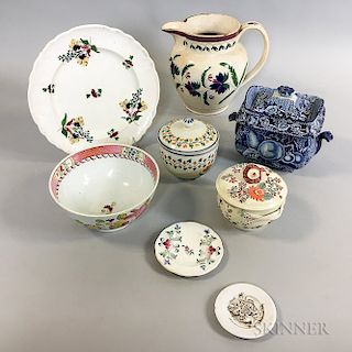 Eight Pieces of 19th Century English Ceramics