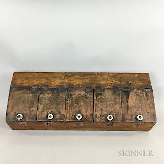 Small Grain-painted Spice Cabinet
