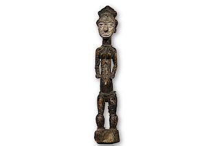 Baule Female Figure from Ivory Coast
