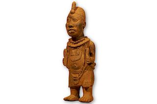 Kingdom of Benin Terracotta Figure from Nigeria