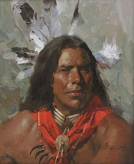 Mian Situ b. 1953 OPAM | Lakota Spirit