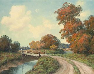 A.D. Greer 1904 - 1998 | Fall Landscape