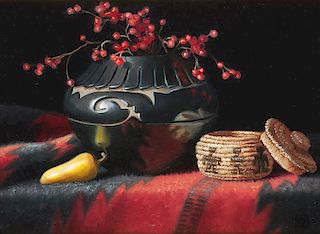 Sue Krzyston b. 1948 | Basket and Berries