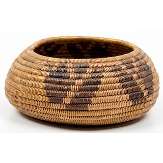 California Mission Basket, From an Old Nebraska Collection