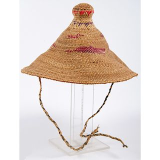 Makah / Nuu-chah-nulth Potlach Hat, From an Old Nebraska Collection