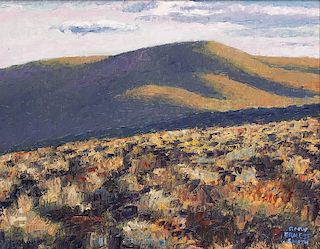 Gary Ernest Smith b. 1942 | Sage with Hill in Shadows