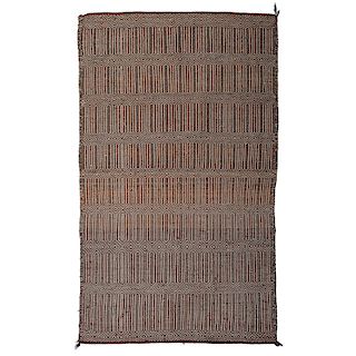 Navajo Twill Double Saddle Blanket Weaving / Rug