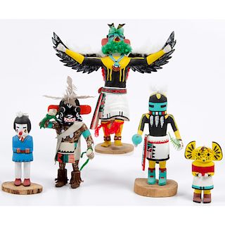 Collection of Hopi Katsina Dolls