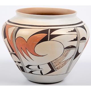 Eunice Navasie, Fawn (Hopi, 1920-1992) Pottery Bowl, From the Collection of William H. Saunders, M.D. and Putzi Saunders, Ohio