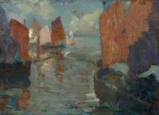 Armin Carl Hansen N.A. (1886-1957 Monterey, CA)