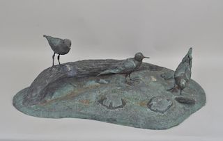 Arden Witherwax, Copper Sculpture of Killdeer