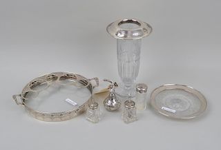 Group Seven Sterling & Glass Wares