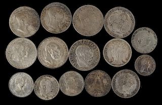 Group of Austrian & Hungarian Silver Coins