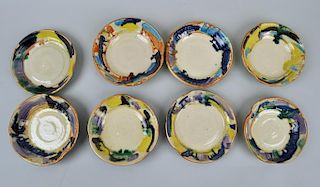 Eight Betty Woodman Ceramic Bowls