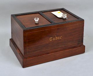 French "Tabac" Box, Mixed Woods
