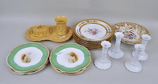Group Continental Porcelain Items