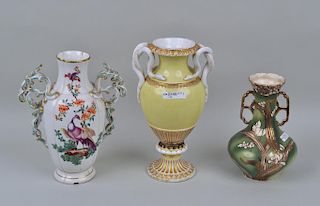 Three Porcelain Vases