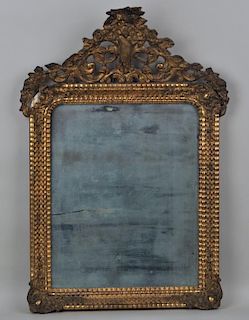 Early Continental Gilt Mirror
