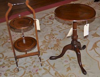Two Small Tables: Dish Top Stand, Muffin Stand