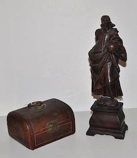 Two Antique Continental Decorative Items