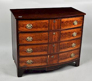 NH Federal Flame Birch/Mahogany Swell Front Chest