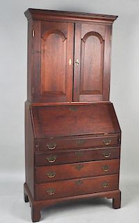 CT Country Chippendale Cherry Secretary