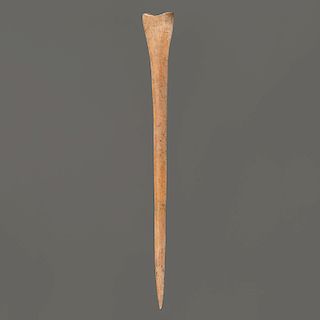 A Large Bone Hairpin, 6 in.