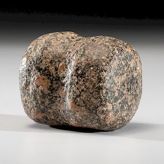 A Grooved Granite Hammerstone, 3 in.