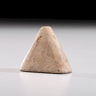 A Pyramidal Limestone Loafstone, 2-1/8 in.