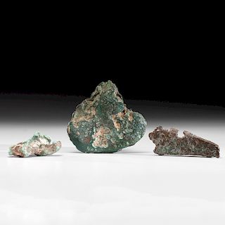 Three Copper Nuggets, Longest 6-1/4 in.